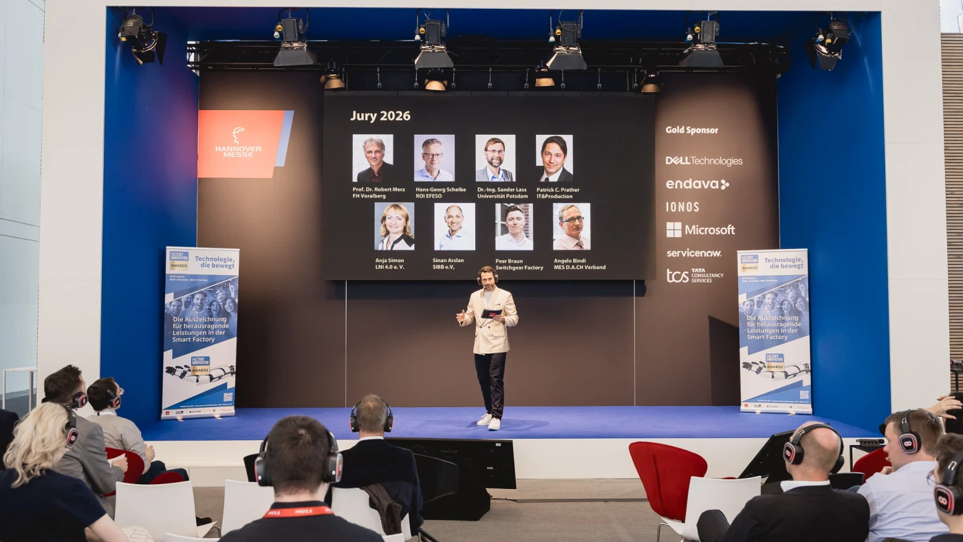 Bühne beim Factory Innovation Award